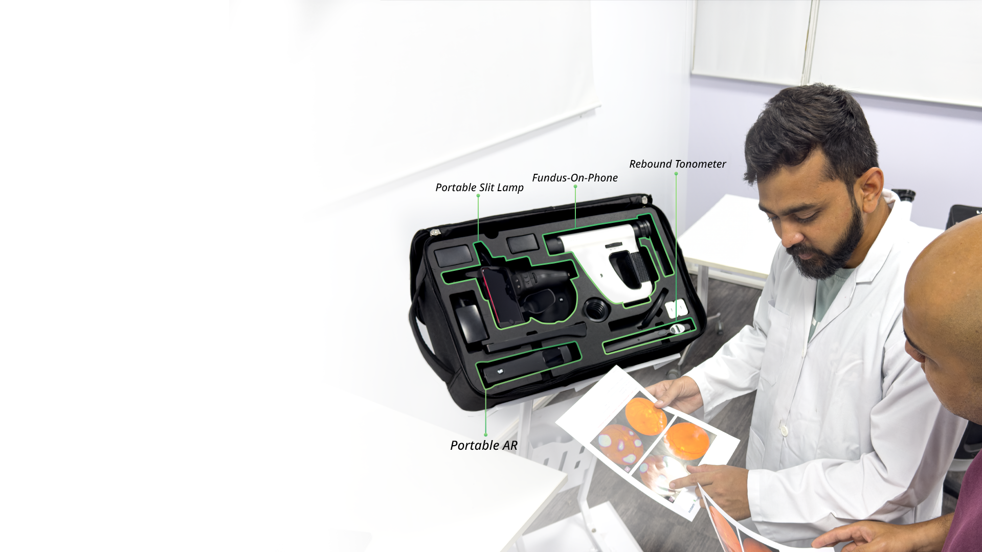 Remidio Insta Eye Clinic Kit – Comprehensive Eye Screening Bag